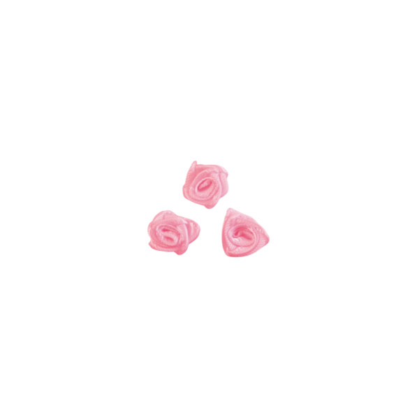 małe różowe różyczki atłasowe
