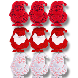 mikołaje świąteczne na taśmie